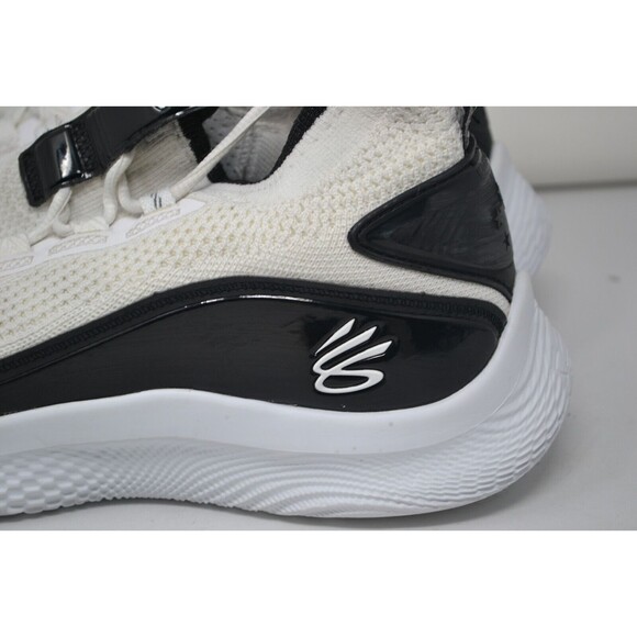 Under Armour Curry 8 FLOW White Patent 3024785-111 Sz M 10.5 W12 Basketball Shoe - Picture 6 of 16